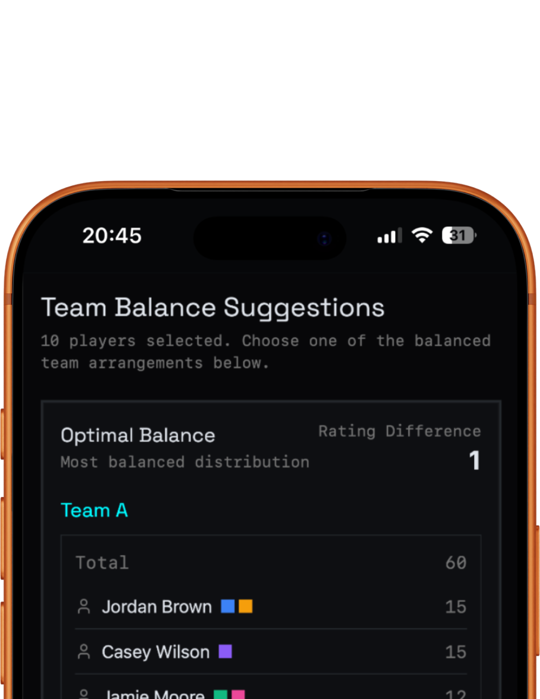 App UI preview slide 3